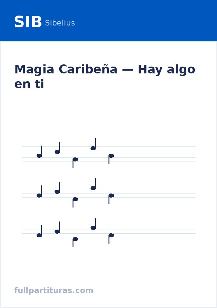 Hay algo en ti — preview