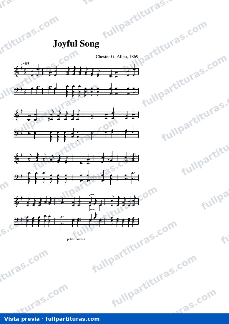 Joyful Song — anteprima