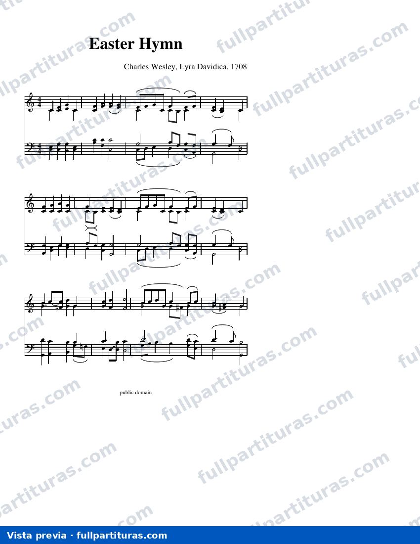 Easter Hymn — Vorschau