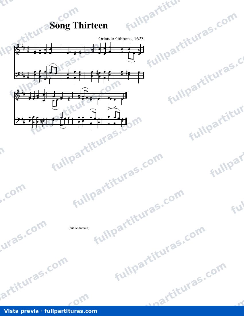 Song Thirteen — visualização