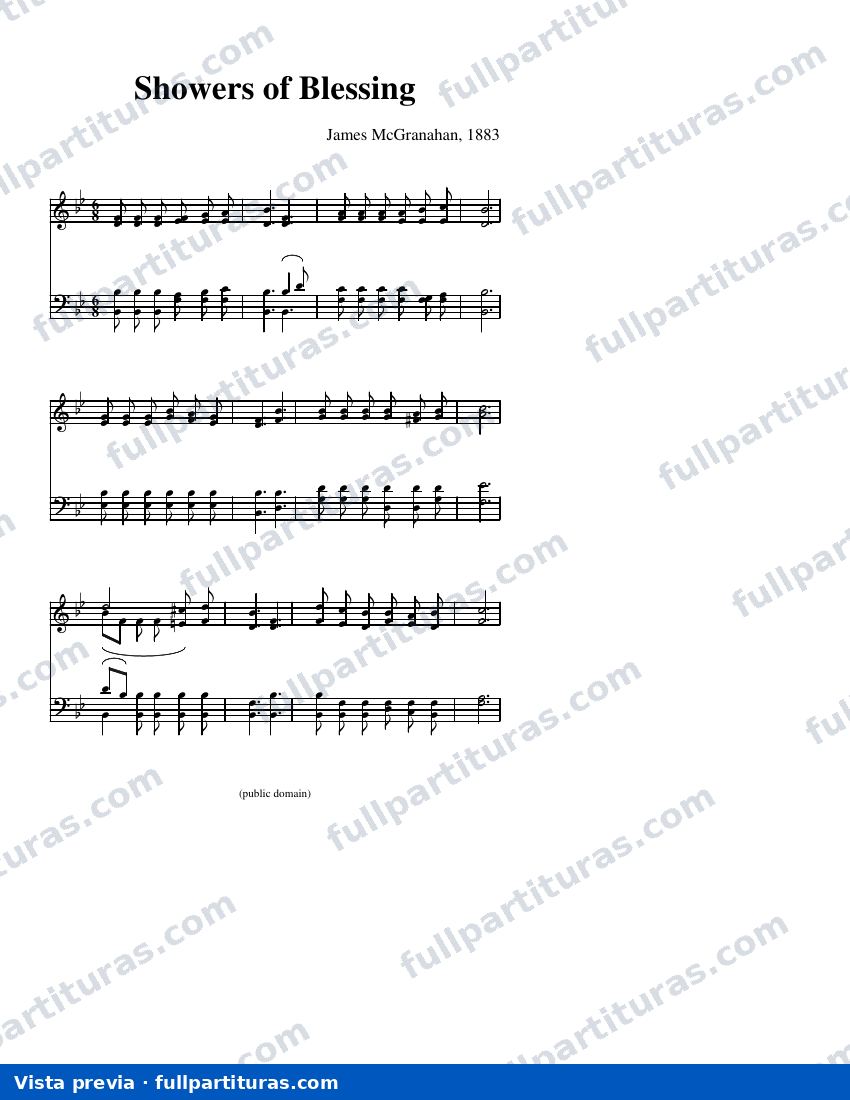 Showers of Blessing — anteprima