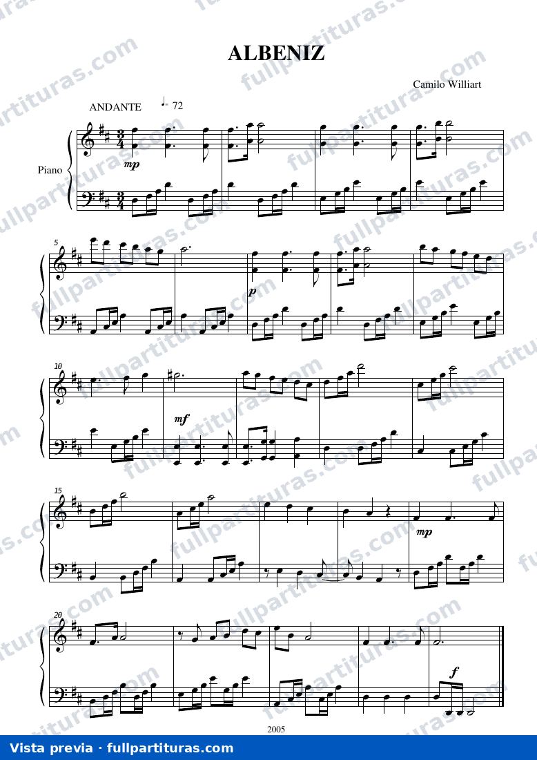 Albéniz — vista previa