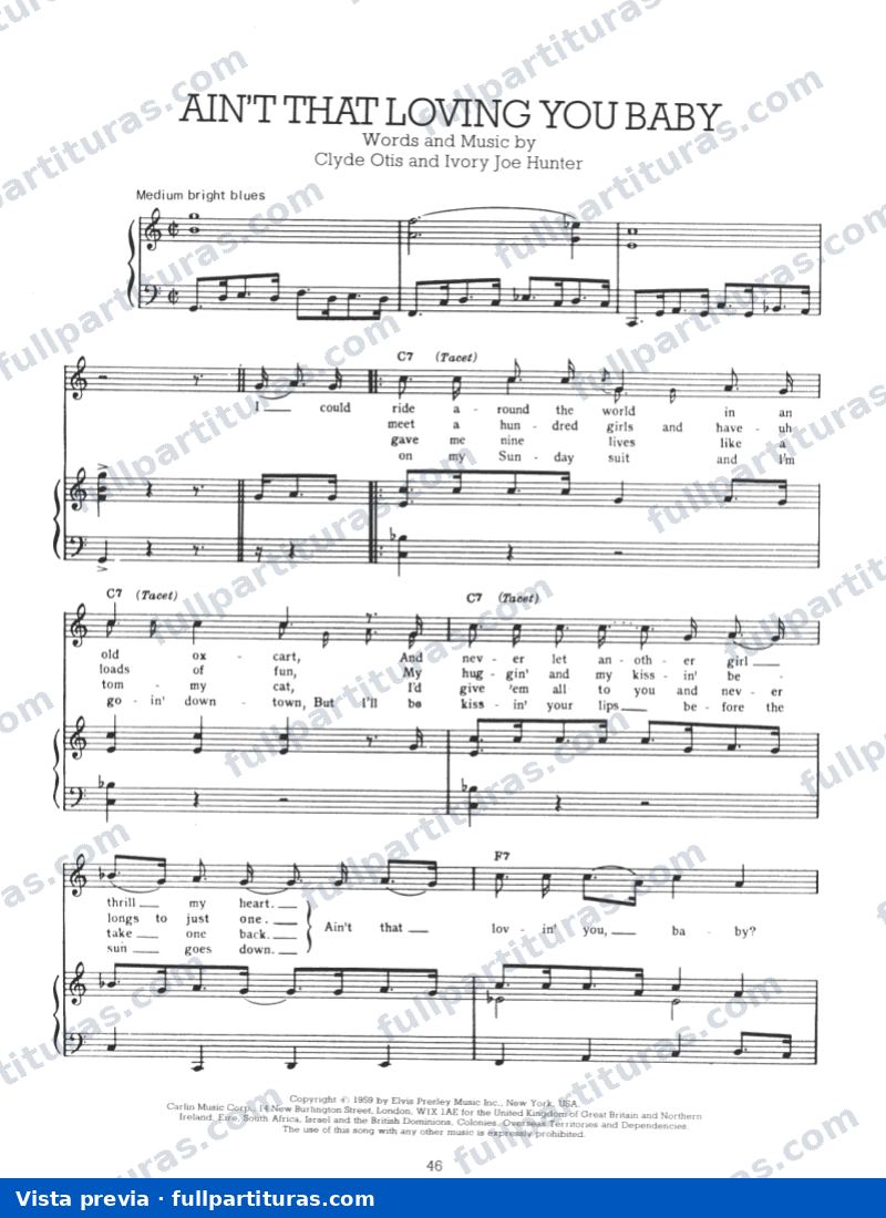 Ain't That Loving You Baby — vista previa