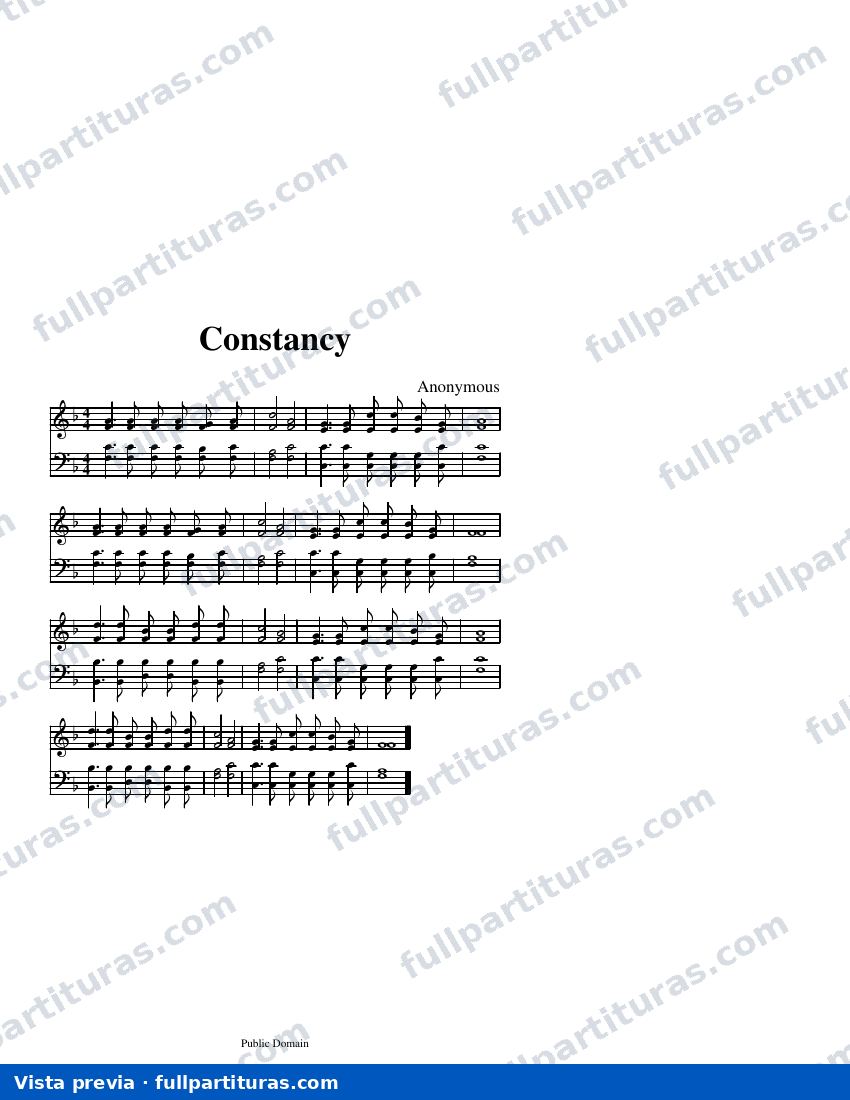 Constancy — aperçu
