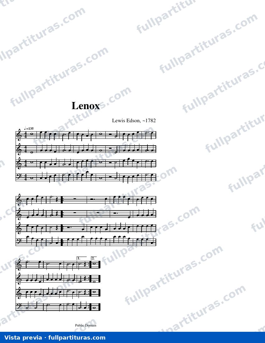 Lenox (arreglo C) — предварительный просмотр