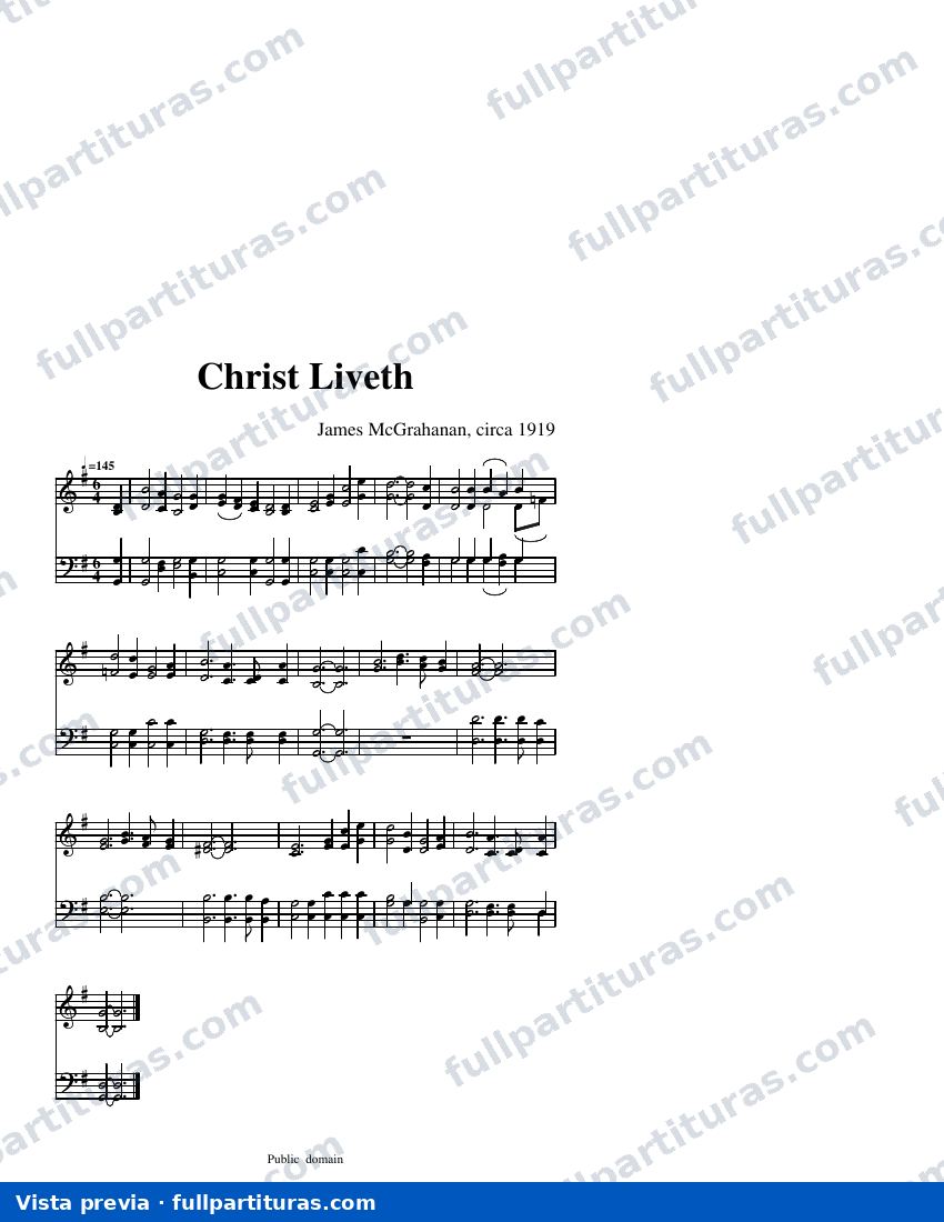 Christ Liveth — anteprima