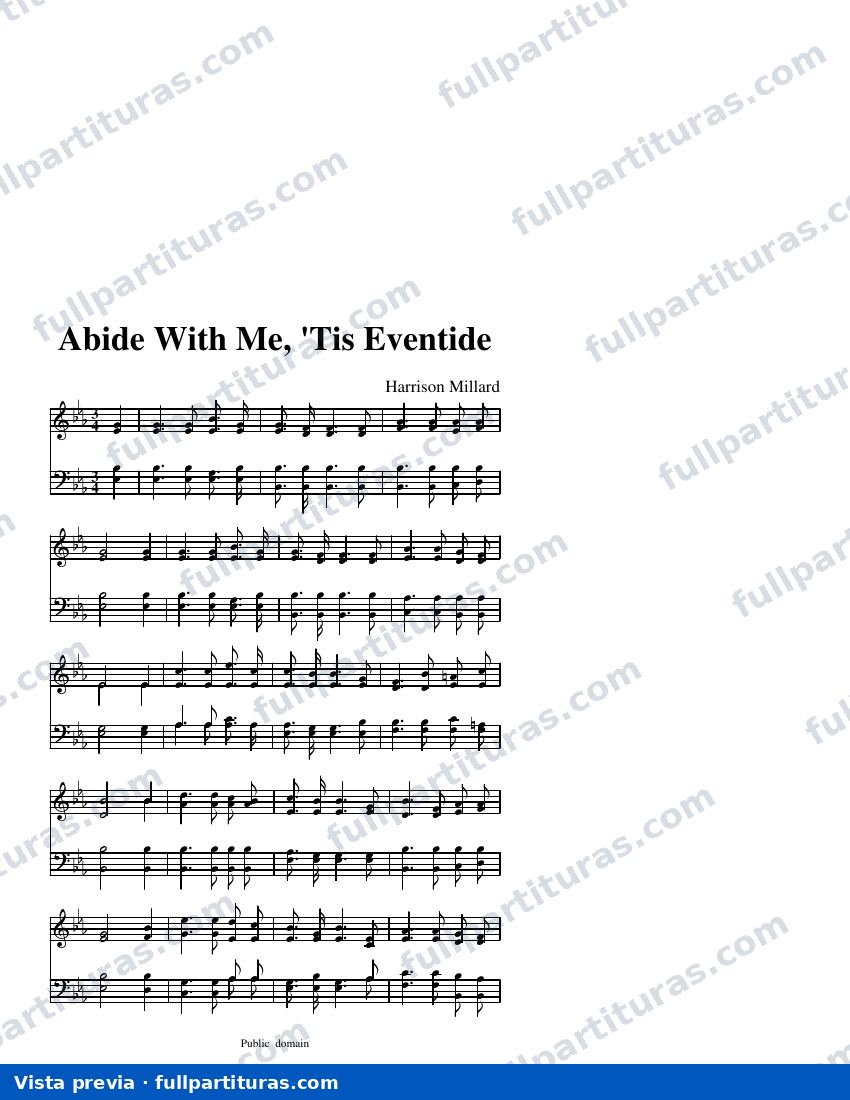 Abide With Me, 'Tis Eventide — anteprima