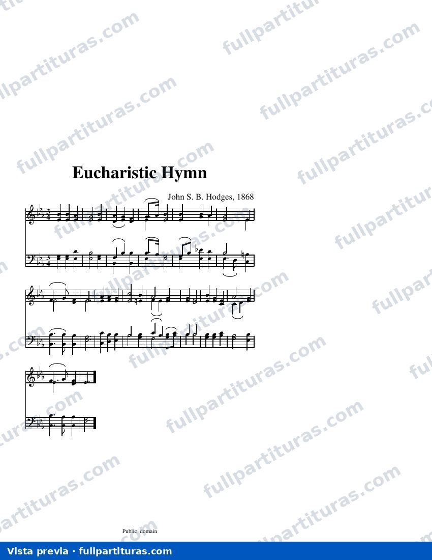 Eucharistic Hymn — anteprima