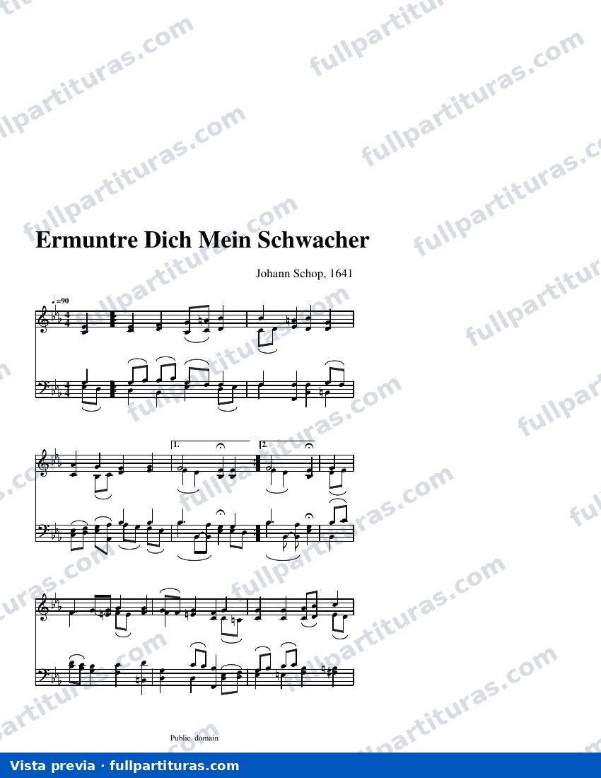 Ermuntre Dich Mein Schwacher — vista previa