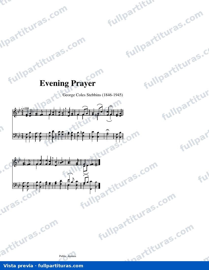 Evening Prayer (Stebbins) — anteprima