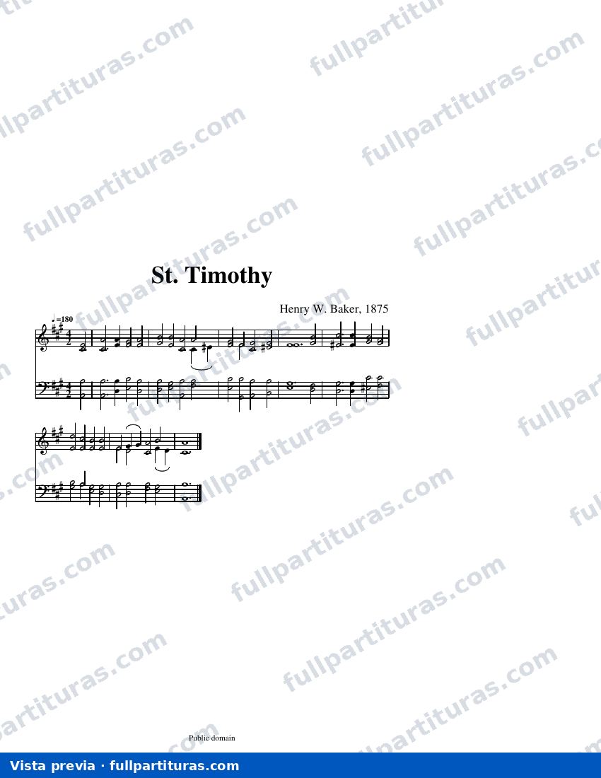 St. Timothy — anteprima