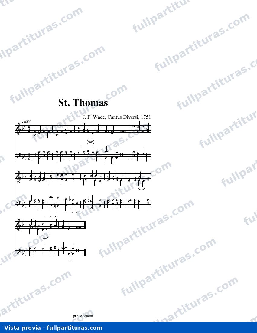St. Thomas (Wade) — Vorschau