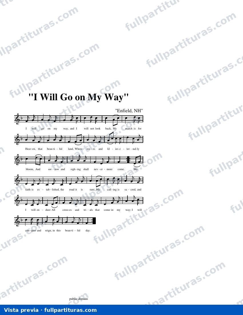 I Will Go — aperçu