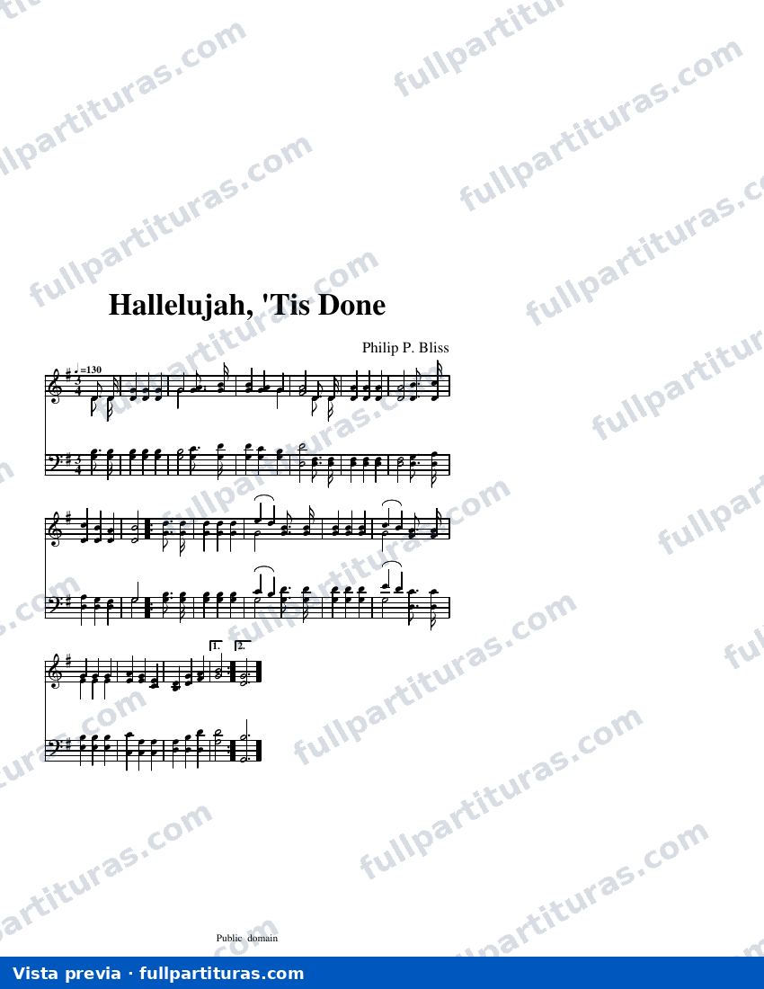 Hallelujah, 'Tis Done — предварительный просмотр