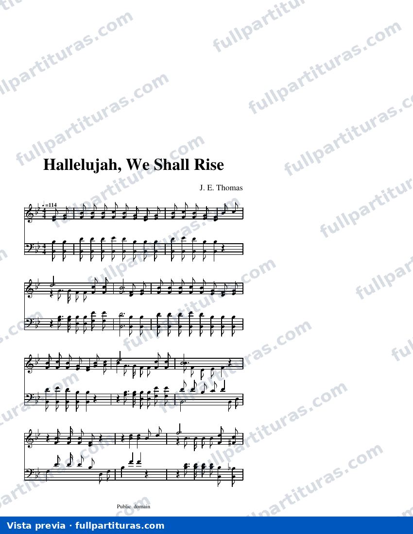 Hallelujah, We Shall Rise — aperçu