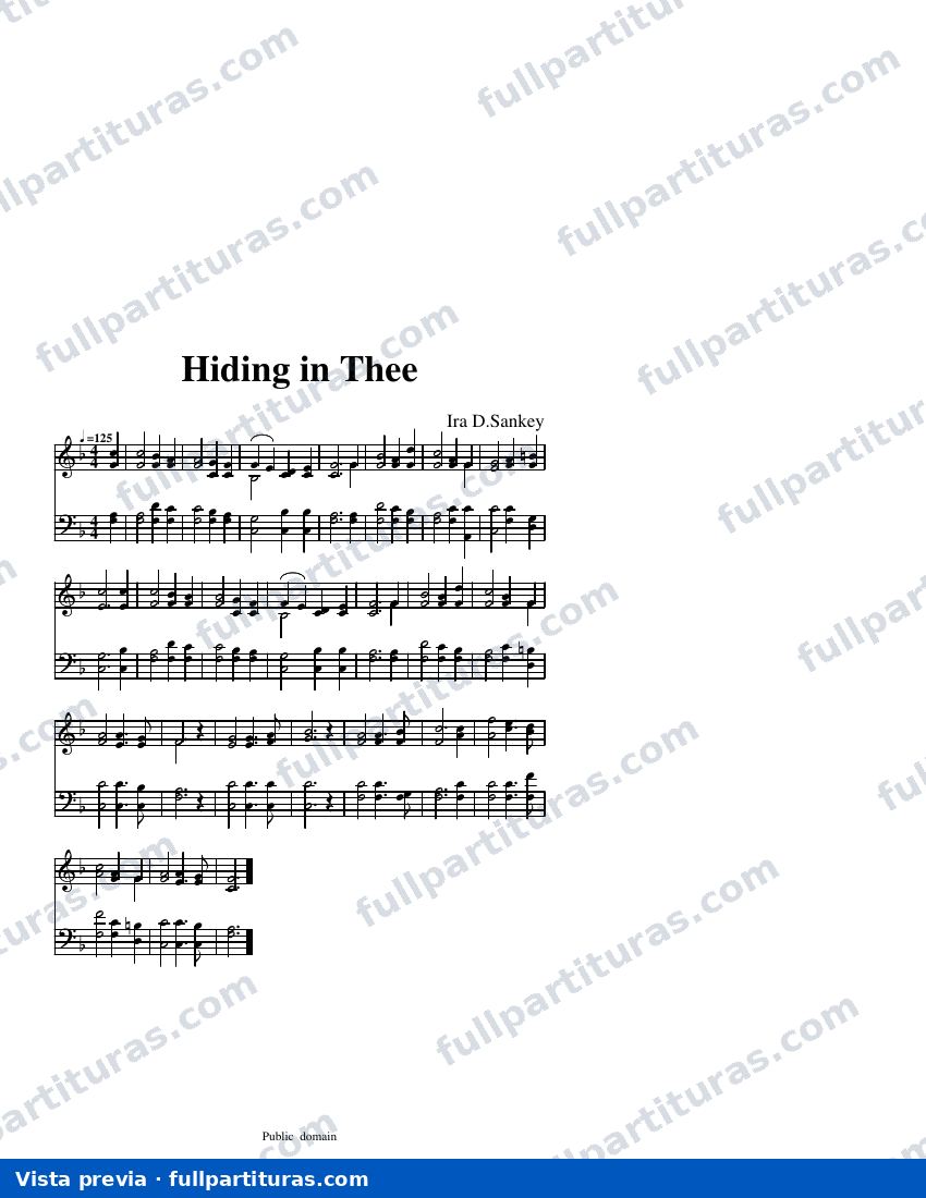 Hiding in Thee — Vorschau
