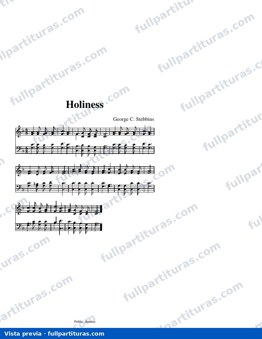 Holiness — aperçu