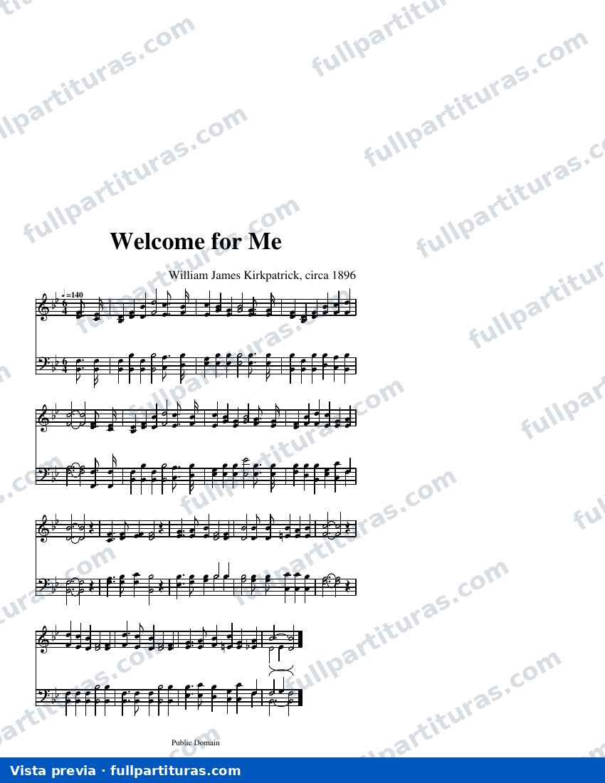 Welcome for Me — aperçu
