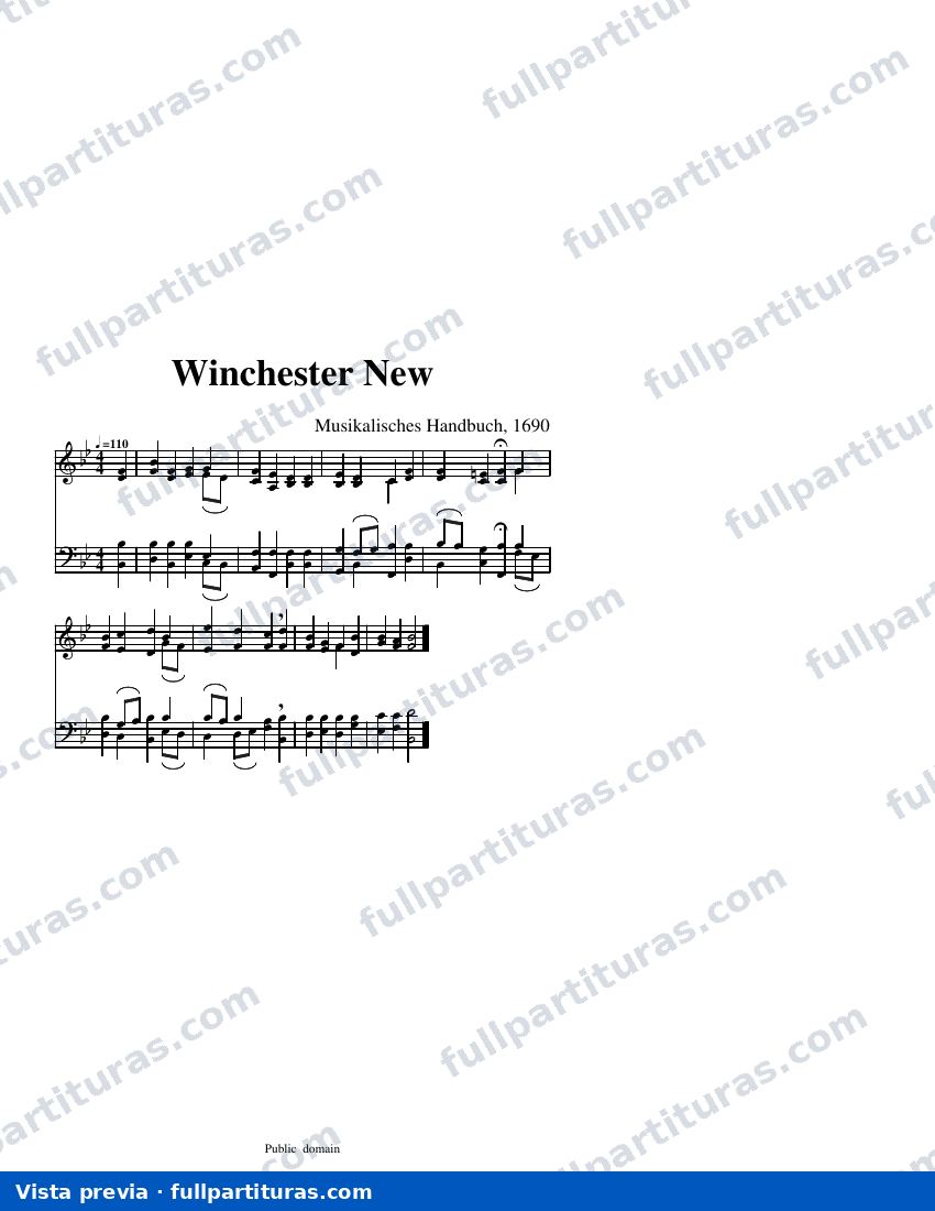 Winchester New — Vorschau
