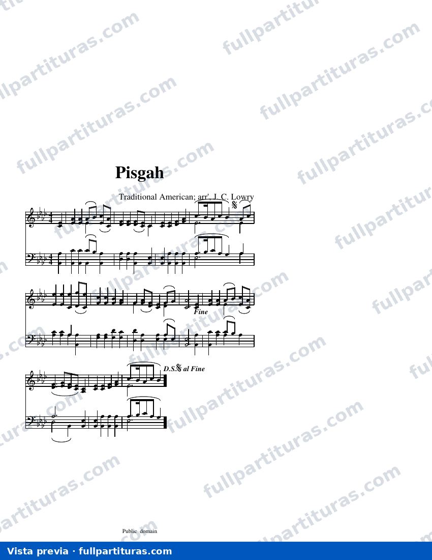 Pisgah — visualização