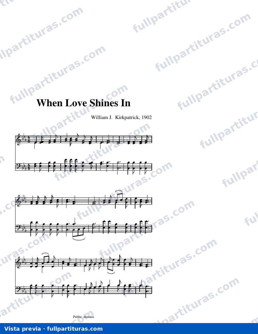 When Love Shines In — Vorschau