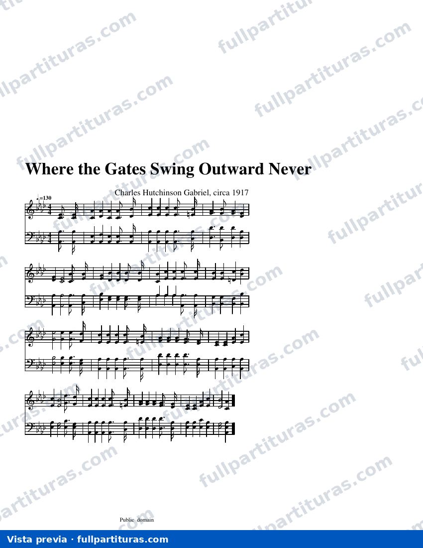 Where the Gates Swing Outward Never — Vorschau