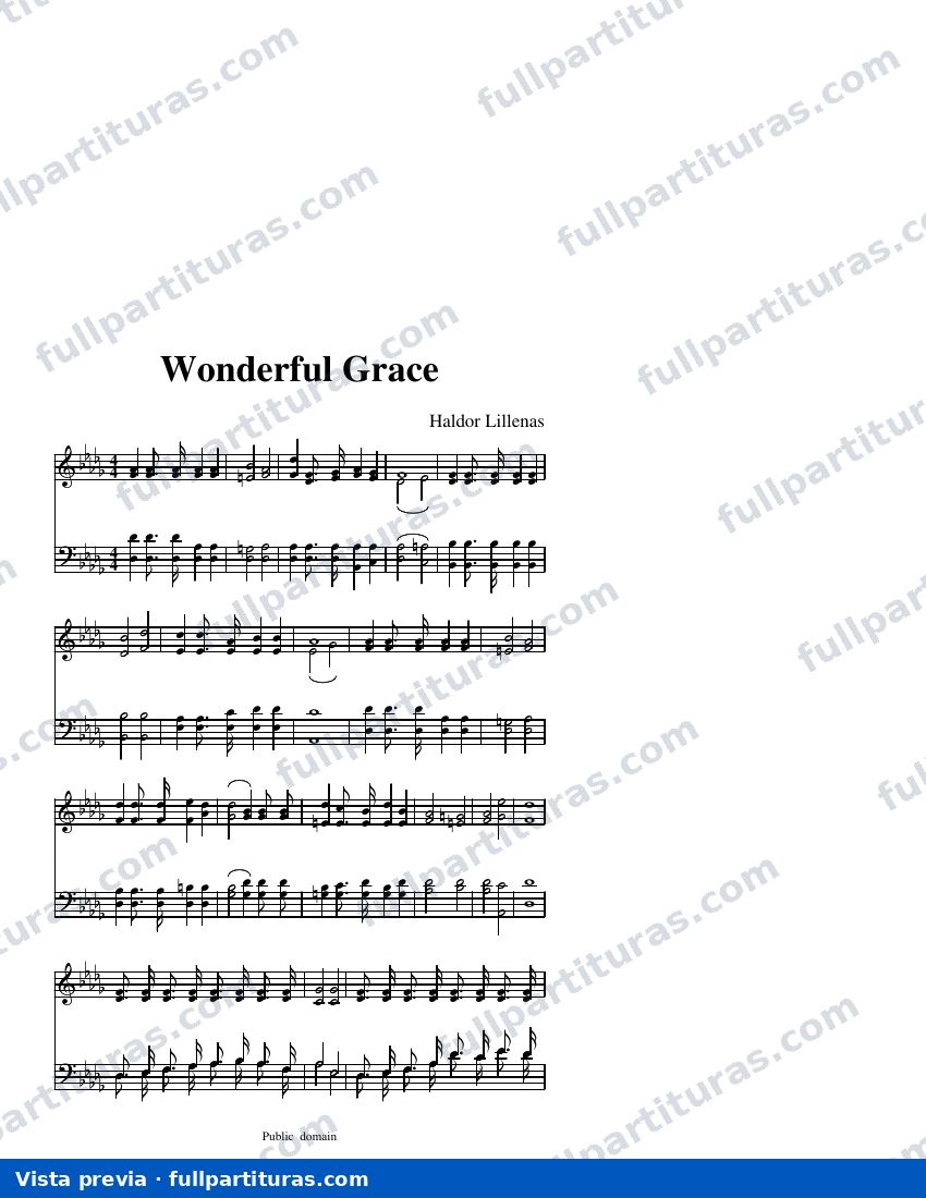 Wonderful Grace — Vorschau