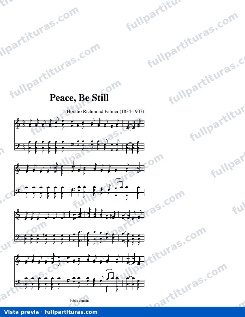 Peace, Be Still — Vorschau