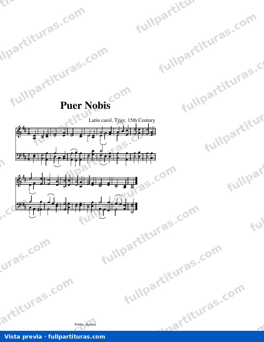 Puer Nobis Nascitur — aperçu