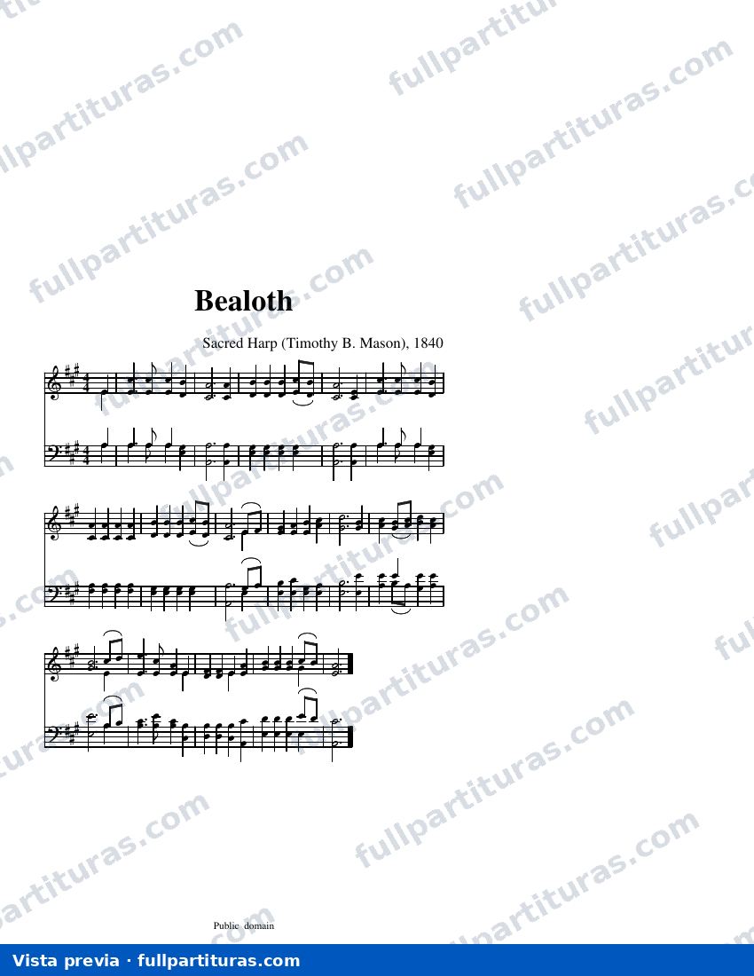 Bealoth — aperçu