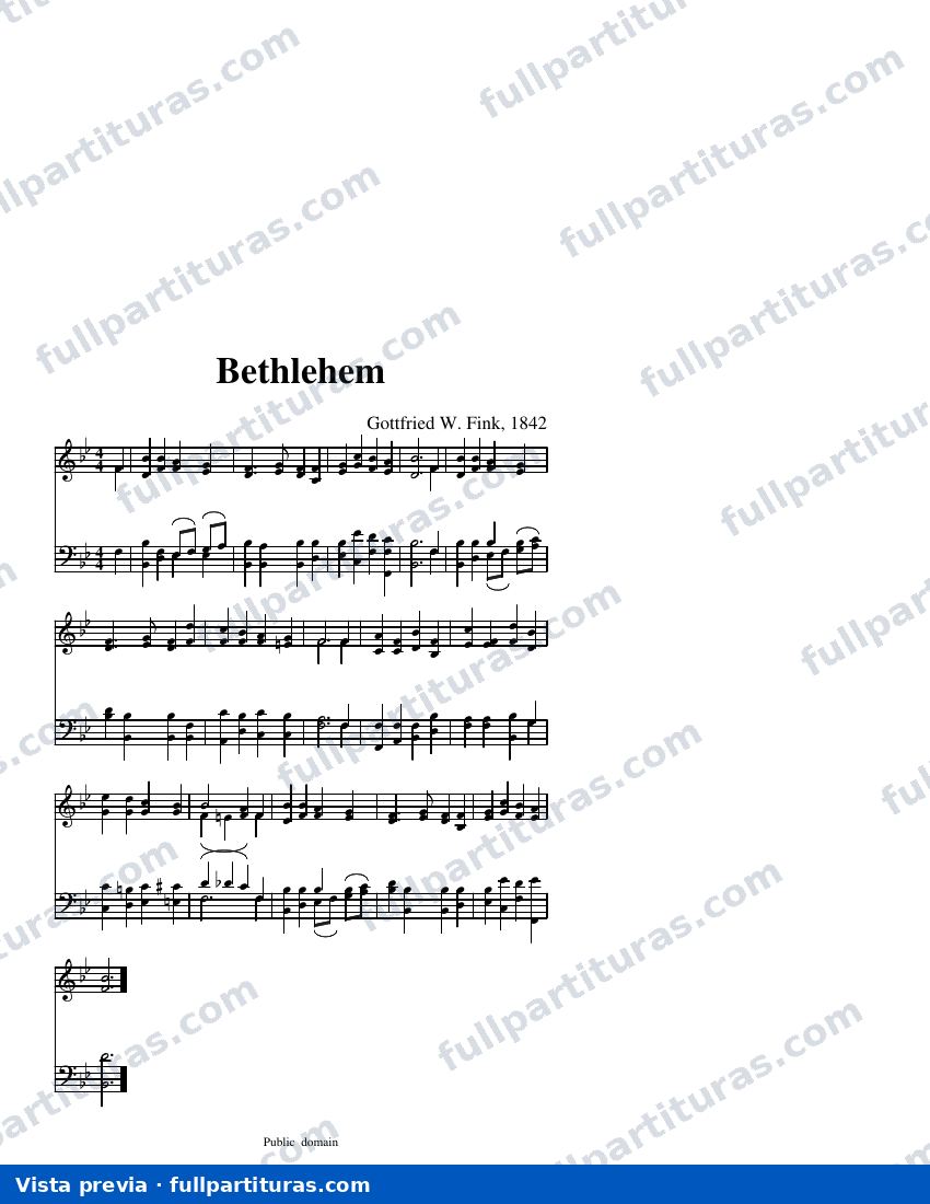 Bethlehem (Fink) — aperçu