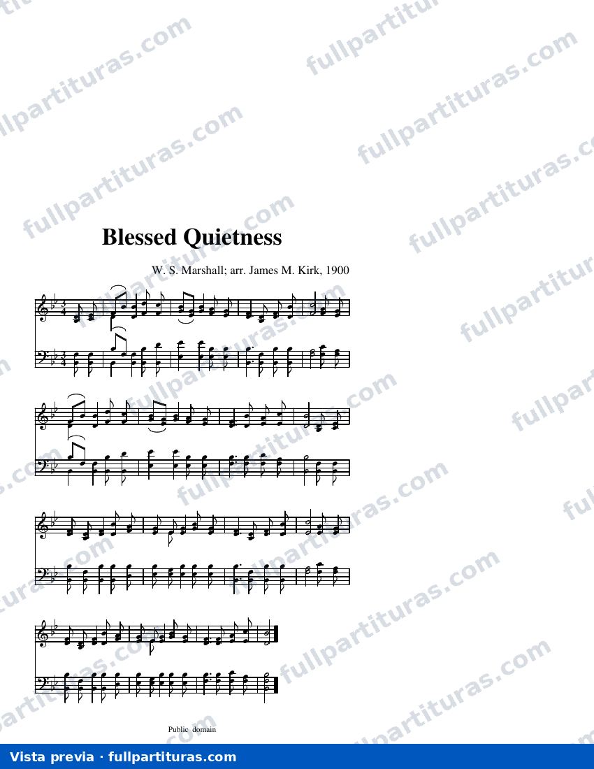Blessed Quietness — aperçu