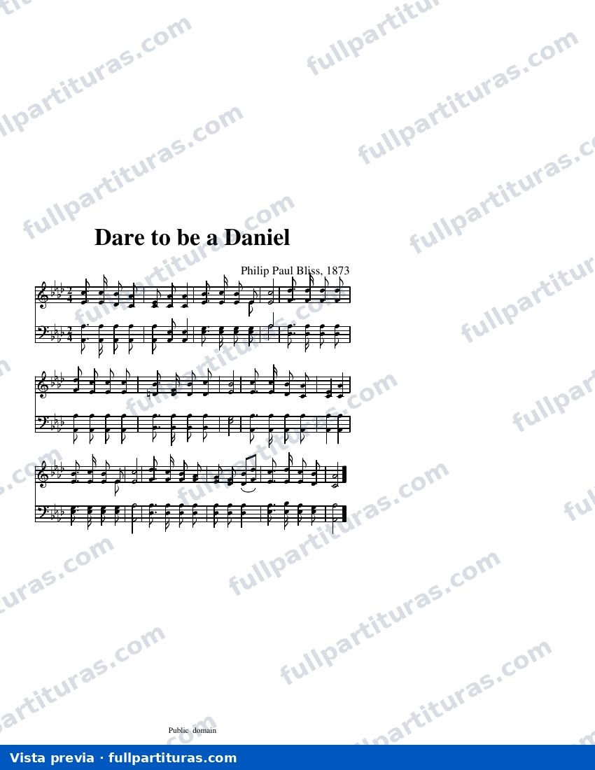 Dare to be a Daniel* — Vorschau
