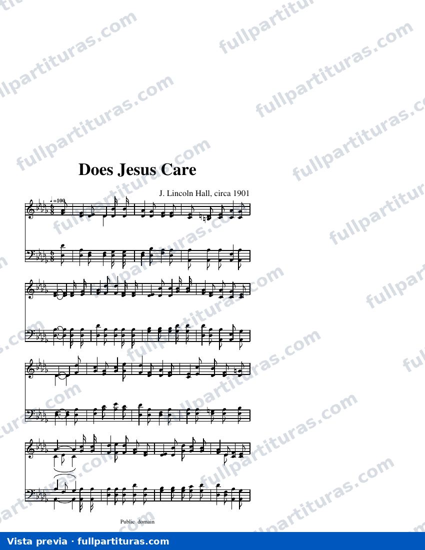 Yes, He Cares — Vorschau