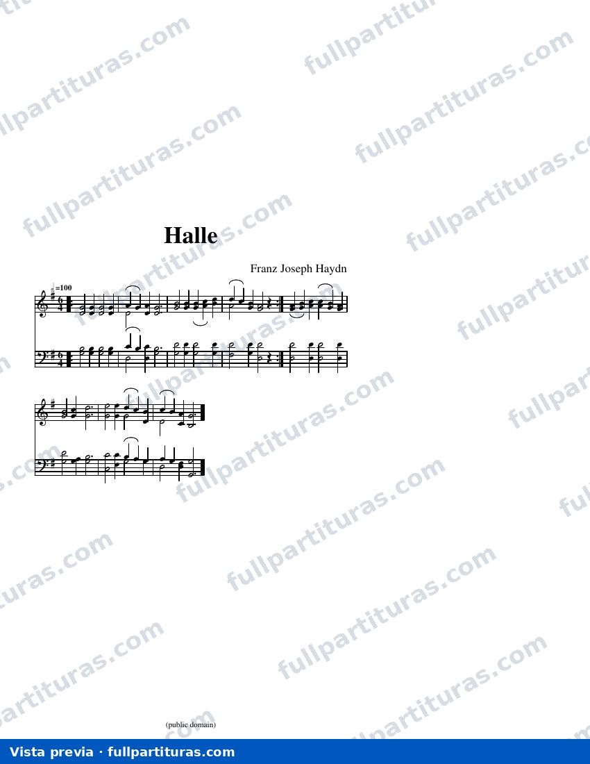 Halle (Haydn, 2) — aperçu