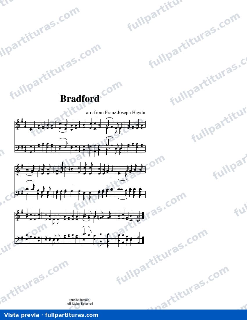 Bradford (Haydn) — Vorschau