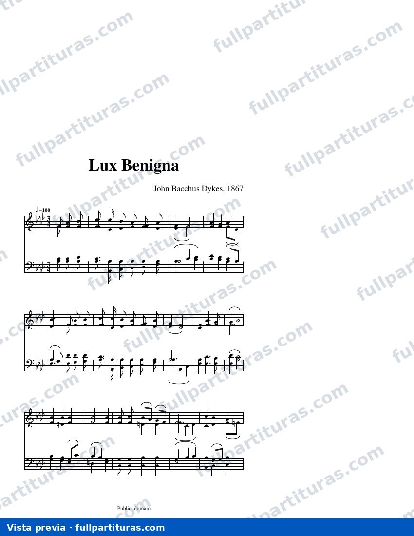 Lux Benigna — предварительный просмотр