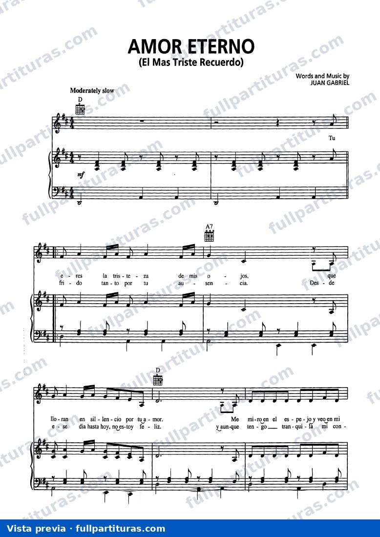 Amor eterno (Piano) — preview