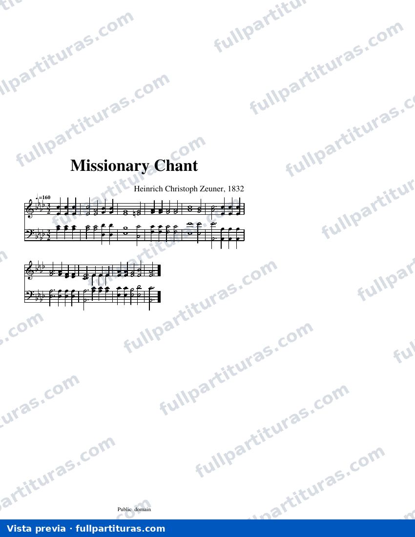 Missionary Chant — anteprima