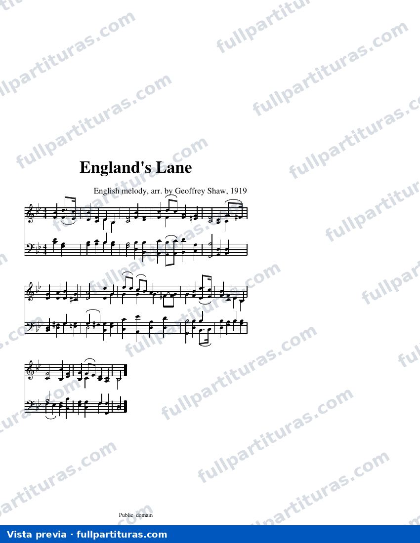 England's Lane — anteprima