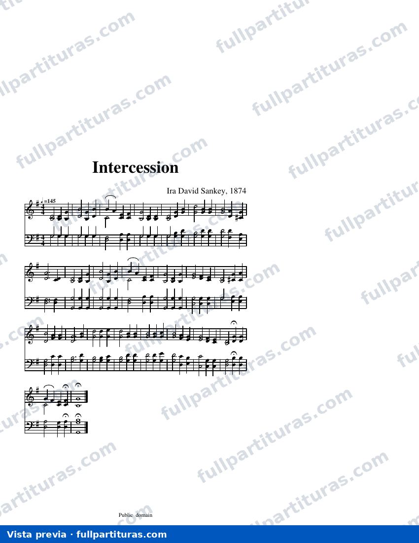 Intercession (Sankey) — anteprima