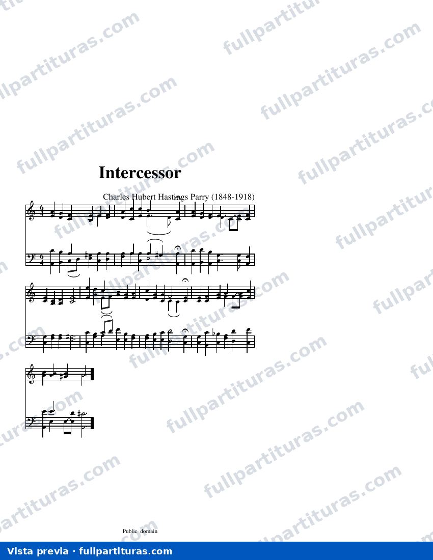 Intercessor (Parry) — Vorschau