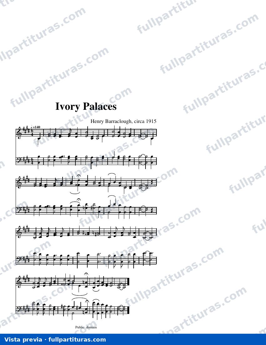 Ivory Palaces* — visualização