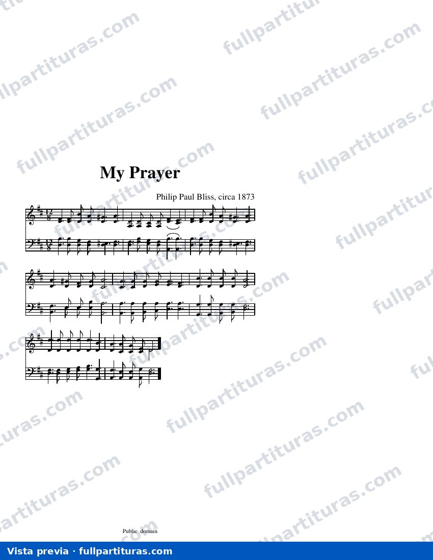 My Prayer — предварительный просмотр