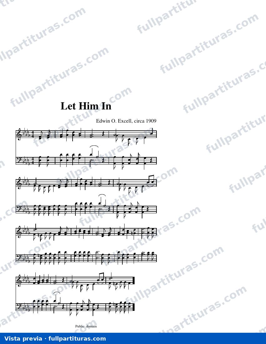 Let Him In* — visualização
