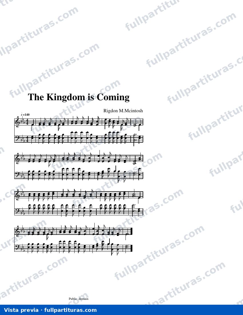 The Kingdom is Coming — visualização
