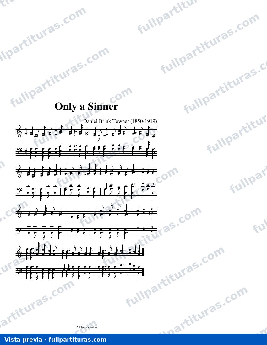 Only a Sinner — anteprima