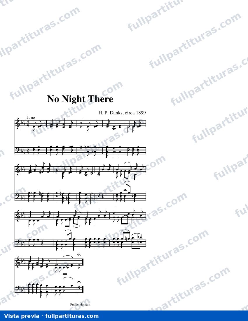 No Night There* — visualização