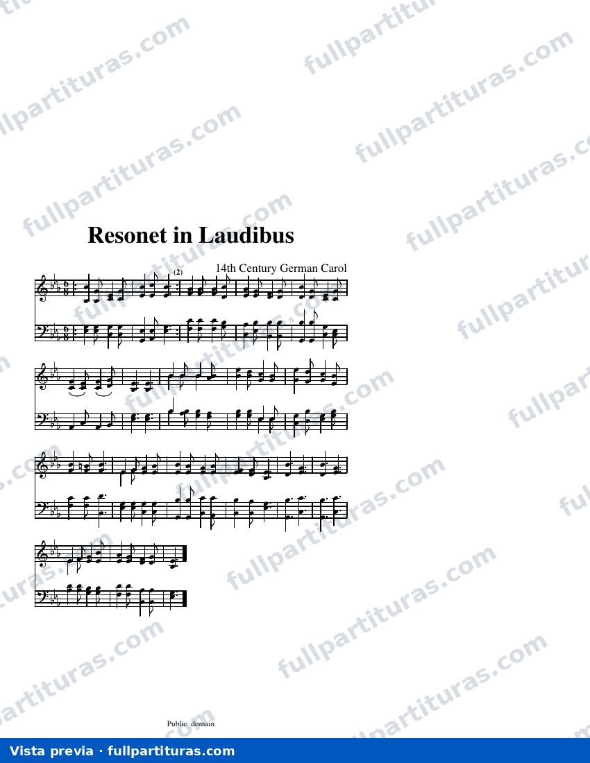 Resonet in Laudibus — visualização