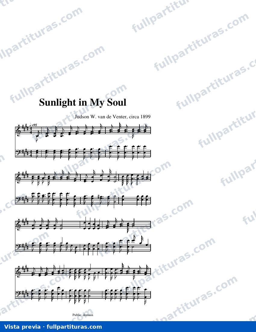Sunlight in My Soul — visualização